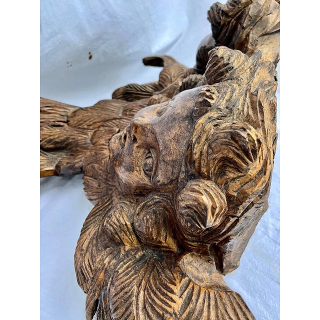 15th Century & Earlier Rare Large 15th Century Renaissance English Oak Roof Angels Corbel. For Sale - Image 5 of 12