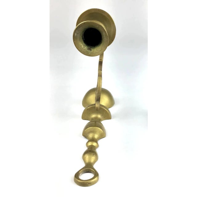 Late 18th Century Georgian 18th Century Brass Wall Sconce For Sale - Image 5 of 10