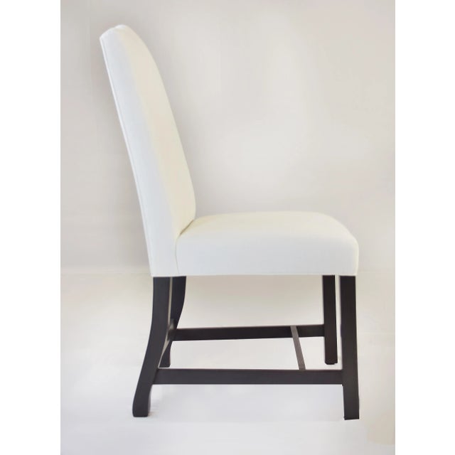 2020s Le Jeune Upholstery Hampshire Armless Dining Side Chair Dc1.923 Showroom Model For Sale - Image 5 of 8