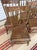 Antique Pennsylvania Folk Art Set of 6 Paint Decorated Arrow-Back Windsor Chairs, Circa 1850s For Sale - Image 12 of 17