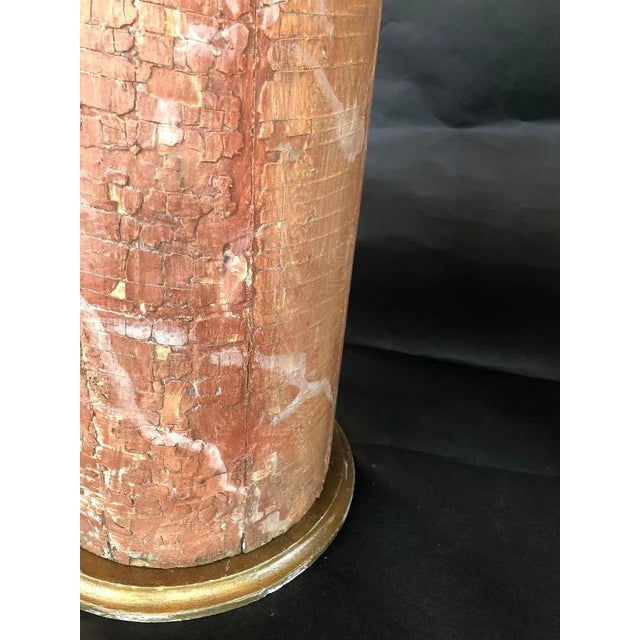 19th Century 19th Century Wood Italian Columns-a Pair For Sale - Image 5 of 10