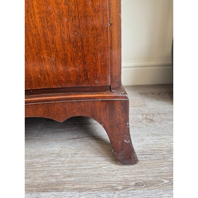 Wood Vintage Wardrobe in Mahogany, 1920s For Sale - Image 7 of 14