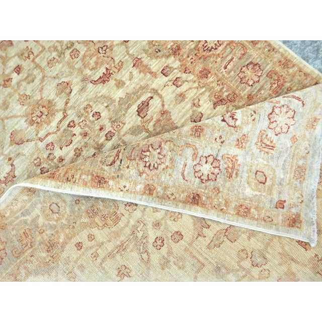 Hand Knotted Pakistan Royal Chobi Runner Rug, 3'7"x 14' For Sale - Image 11 of 12