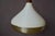 Rotaflex Pendant Light in White and Gold Rhodoid Shape, France, 1950s For Sale - Image 10 of 14
