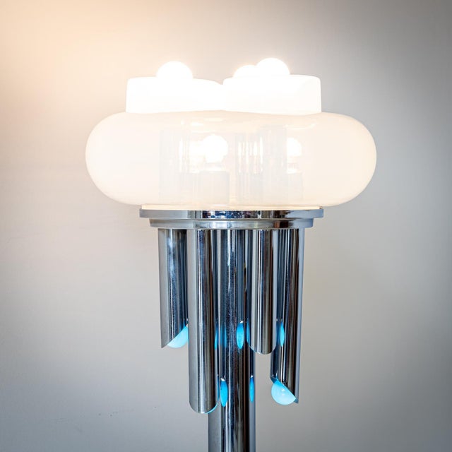 Tubular Floor Lamp, attr. to Carlo Nason, Italy Mid-20th Century For Sale In New York - Image 6 of 18