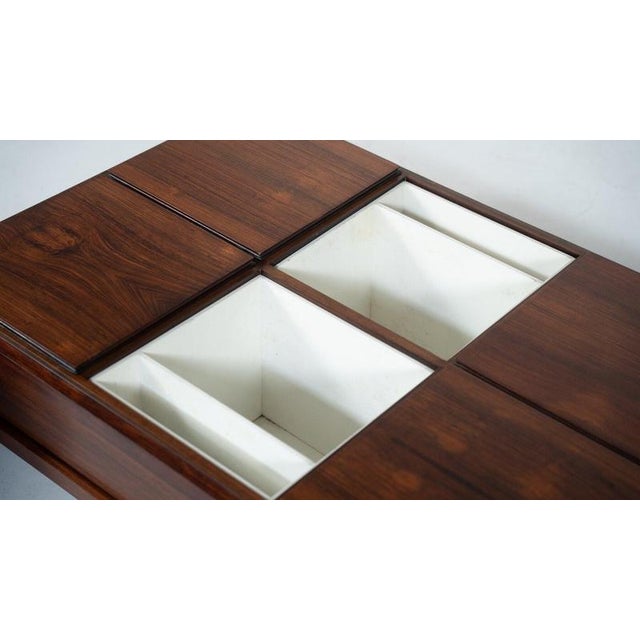 Wood Mid-Century Modern Coffee Table attributed to Carlo Hauner for Forma, Italy, 1960s For Sale - Image 7 of 10