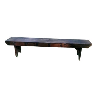 Antique Rustic Farm Bench For Sale