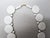 Vintage 1985 Signed Napier White Resin Spiral Round Plaques Necklace For Sale - Image 9 of 9
