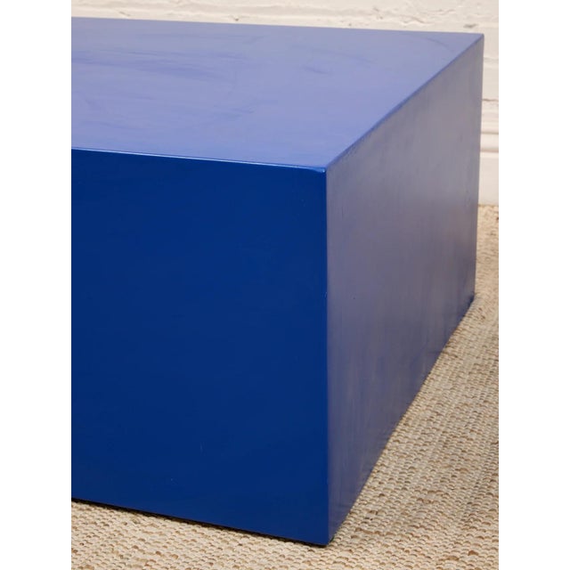 Mid-Century Modern Cobalt Blue Mid Century Coffee Table For Sale - Image 3 of 8