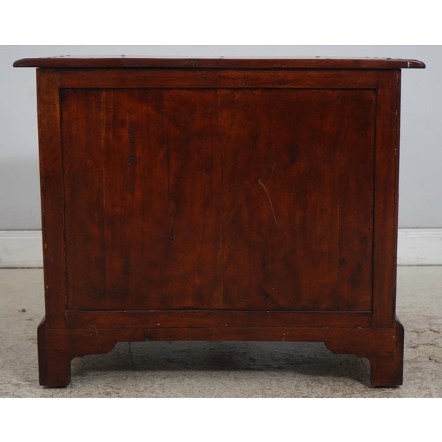 Theodore Alexander Mahogany Block Front Bachelors Chest For Sale - Image 16 of 16