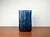 Mid-Century Modern Swedish Blue Glass Vase by Christer Sjögren for Lindshammar Glasbruk, 1960s For Sale - Image 17 of 18