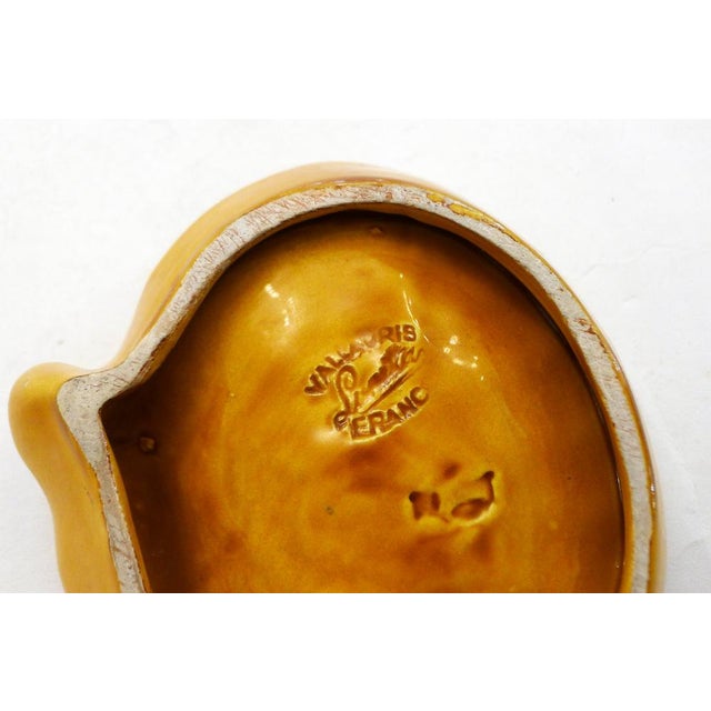 Mid-Century Shell-Shaped Dish, Vallauris, 1950s For Sale - Image 9 of 11