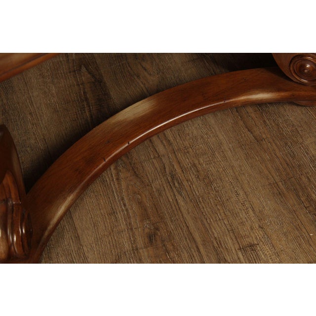 Century Furniture Tuscan Style Large Travertine Top Hexagonal Coffee Table For Sale - Image 11 of 18