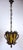Antique Brass Glass Chandelier, 1930s For Sale - Image 11 of 11