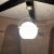 1960s Frosted Glass Pendant Lamp in Vico Magistretti Style Mid Century Modern For Sale - Image 11 of 11