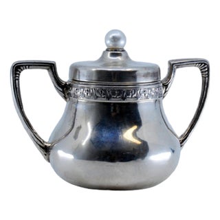 Plain Silver Sugar Bowl For Sale