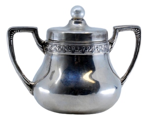 Plain Silver Sugar Bowl