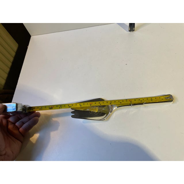 Silver Fish Serving Set from Hans Hansen, 1930s, Set of 2 For Sale - Image 9 of 11