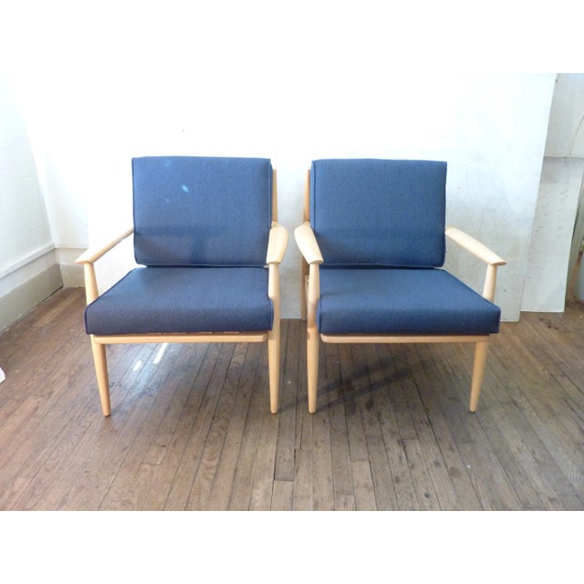 Vintage Scandinavian Ib Larson Armchairs - a Pair For Sale In Boston - Image 6 of 6