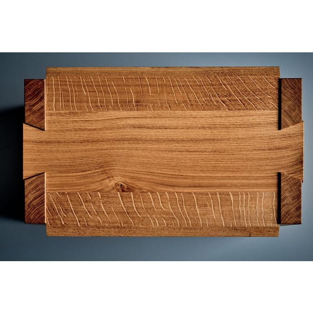 T38 Bedside Tables in Oak attributed to Pierre Chapo, 2010, Set of 2 For Sale - Image 10 of 15