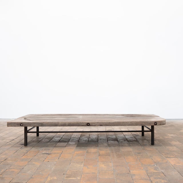 Primitive Coffee Table in Oak, 1880 For Sale - Image 9 of 9