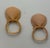 Hollywood Regency Vintage Coastal Hollywood Regency Scallop Shell Towel Rings Hardware, a Pair For Sale - Image 3 of 9