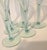 Boho Chic Vintage Sea Glass Green Goblets - Set of Six For Sale - Image 3 of 11
