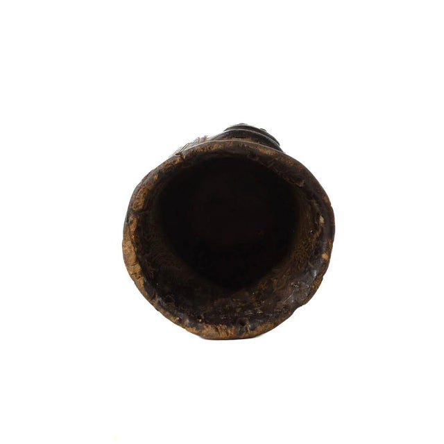 Wood Early 20th Century Mangbetu Conical Helmet Mask For Sale - Image 7 of 8