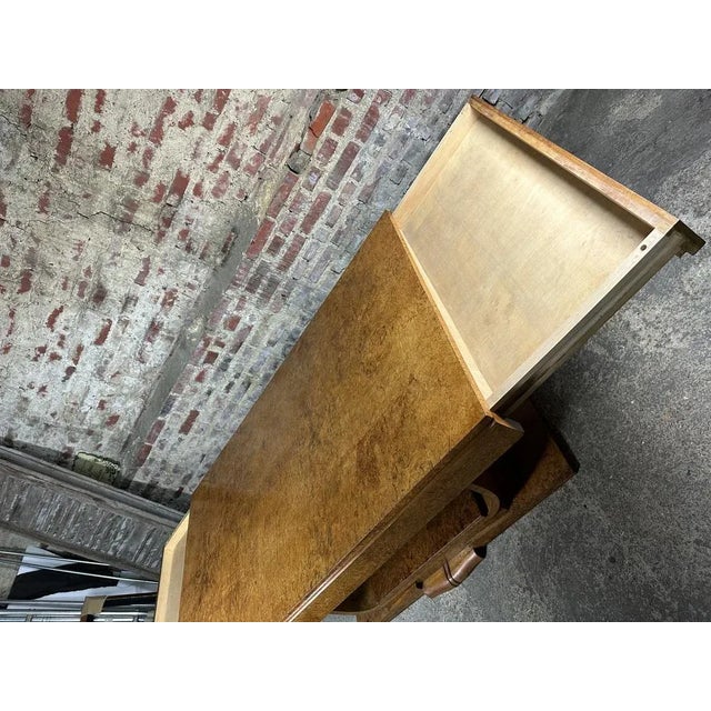 Art Deco Table in Elm, 1920s For Sale - Image 4 of 9