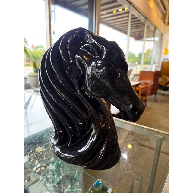 1970s Ceramic Horse Head For Sale - Image 14 of 16