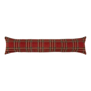 Red Tartan Draught Excluder - 115cm X 20cm (45"x9") For Sale