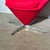 Verner Panton Heart Cone armchair, red, 1970s. A design icon. Metal frame with red fabric upholstery. Original design from...