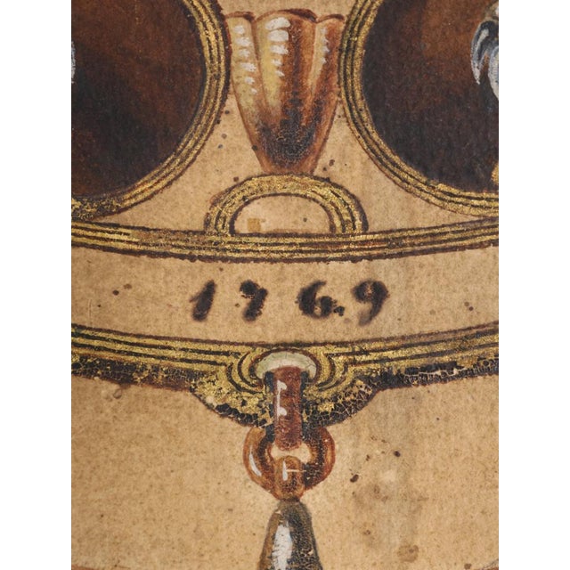 Coachbuilders Design for a Jewellers Trade Carriage, 1769, Gouache and Ink on Paper For Sale - Image 12 of 18