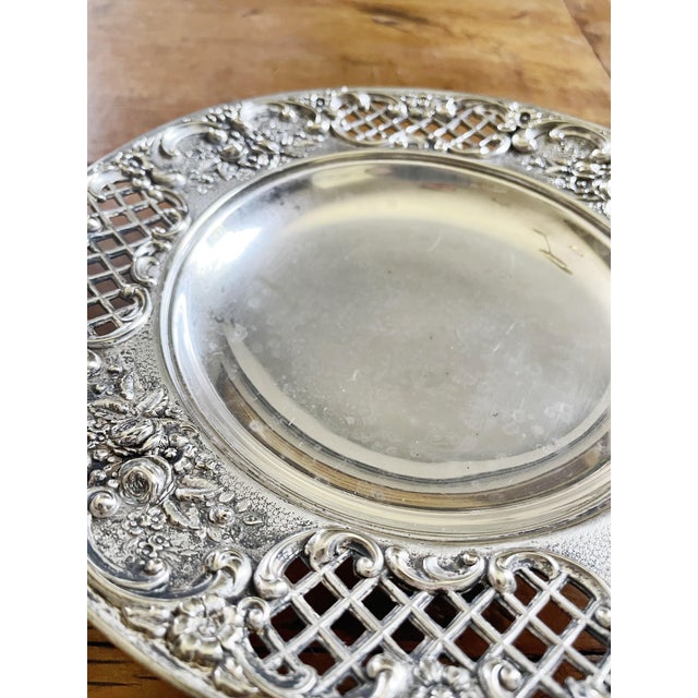 Antique Tiffany & Co Silver Plated Dessert Stand For Sale In New York - Image 6 of 6