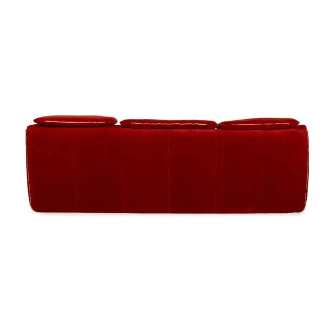 Plumy 3-Seater Sofa in Red Upholstery from Ligne Roset For Sale - Image 13 of 15