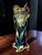 Antique Carl Knoll Karlsbad Art Nouveau Hand-Painted Porcelain Iris Vase, Bohemia, Circa 1900 For Sale - Image 11 of 12