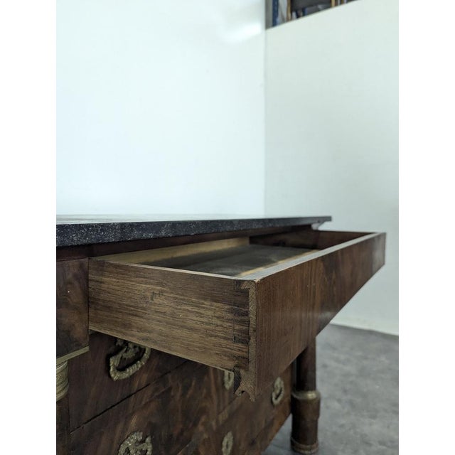 Empire Chest of Drawers with Bronze Fittings For Sale - Image 6 of 13