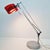 Vintage Red and Chrome Table Lamp, 1980s For Sale - Image 12 of 14