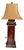 Asian Wildwood Table Lamp For Sale
