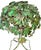 Mid 20th Century 1960s Italian Polychromed Tole Grapevine Topiary Table Lamp For Sale - Image 5 of 11