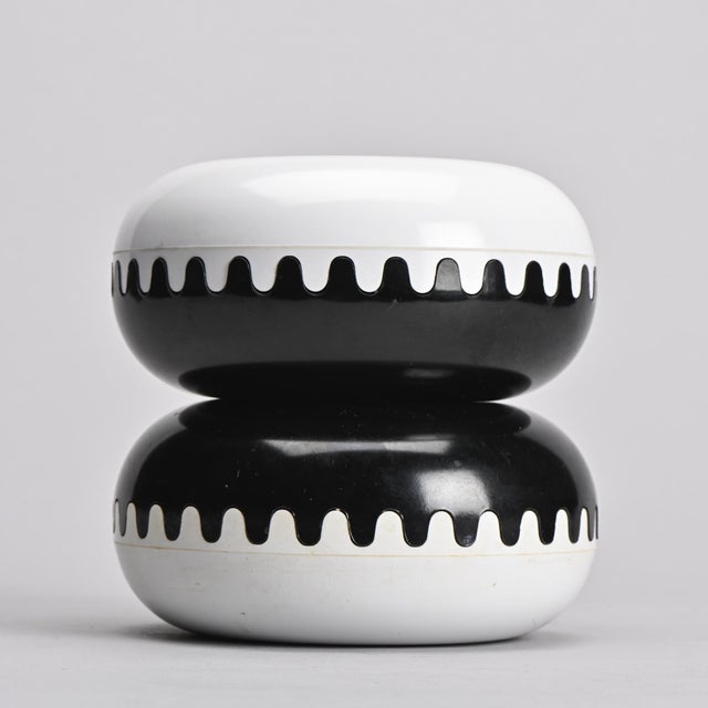 Pair of Clam Boxes designed by Alan Fletcher in the late 1960s, produced by Mebel in Italy. Made of molded plastic, these...