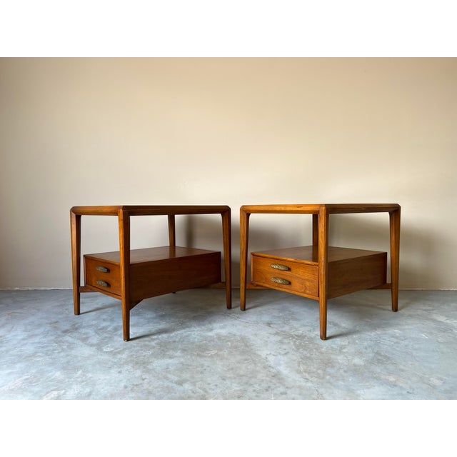 MidCentury Heritage Henredon End Tables / Nightstands a Pair Chairish