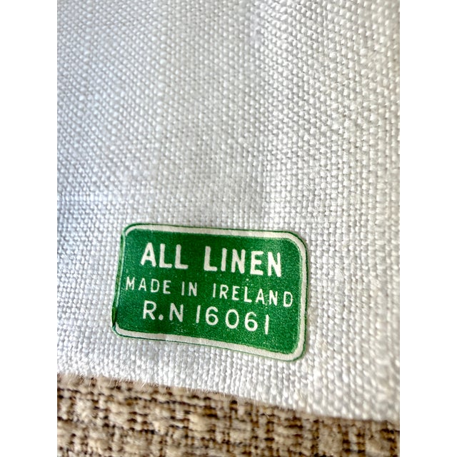Vintage New Old Stock Ulster Pure Irish Linen Pillowcases - Hand Thread Drawn Hemstitch - Set of 4 (NOS) Description:...