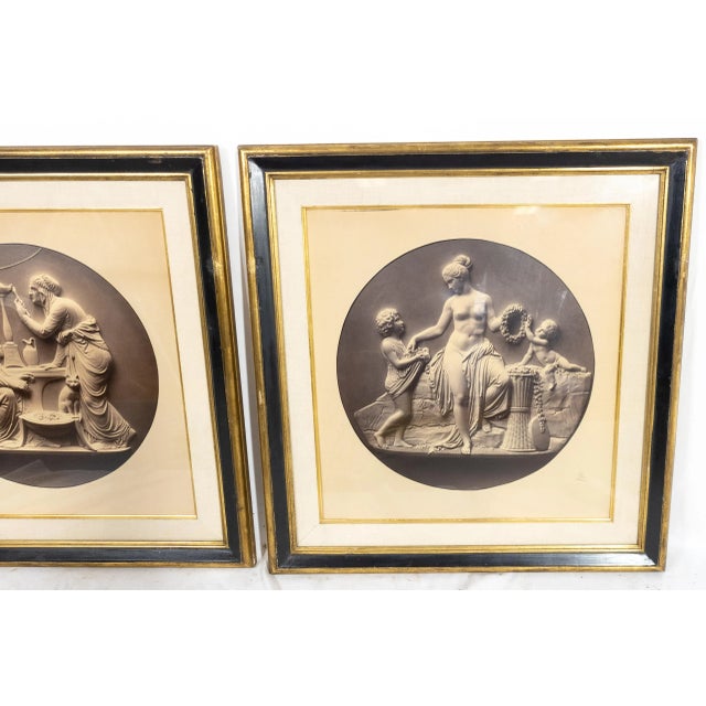 Neoclassical 20th Century Pair of Neoclassical Photographs in Newcomb Macklin Frames For Sale - Image 3 of 12