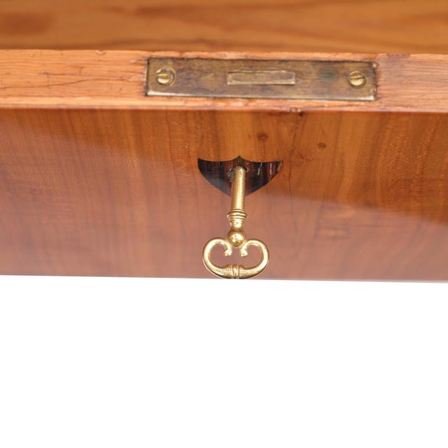 Biedermeier Chest of Drawers with 3 Drawers in Cherry Wood, 1820 For Sale - Image 3 of 10