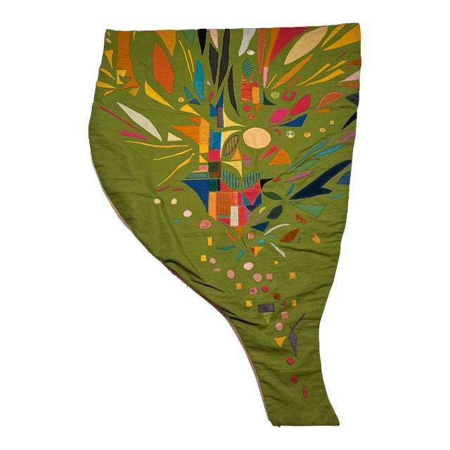 1960s Studio Made Kristina Friberg Fiber Art Tapestry “Joy” For Sale