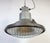 Metal Industrial Grey Hammer Paint Pendant Lamp from Elektrosvit, 1960s For Sale - Image 7 of 18