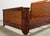 Ralph Lauren Villa America Mahogany Rattan Gondola Sleigh Bed For Sale - Image 10 of 18