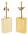 Pair of John Hutton for Donghia Increspato Murano Glass Lamps For Sale