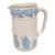 Vintage Wedgwood Embossed Queen's Ware Cream Jug in the Princess Margaret Pattern, 5.5". For Sale